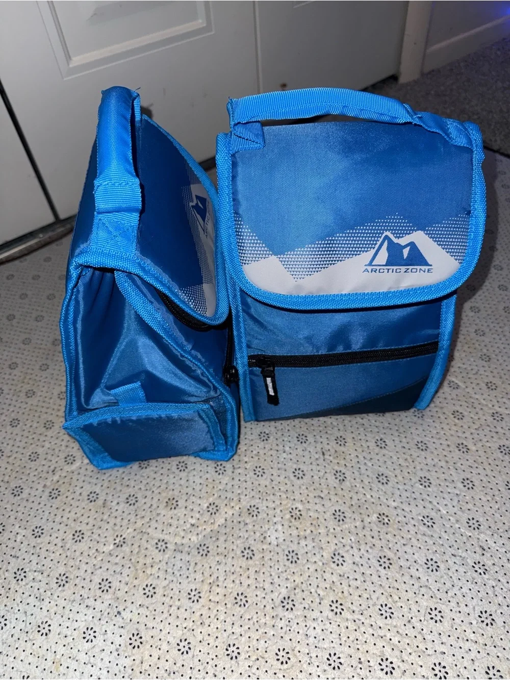Arctic Zone Blue Insulated Lunch Bags Set of 2